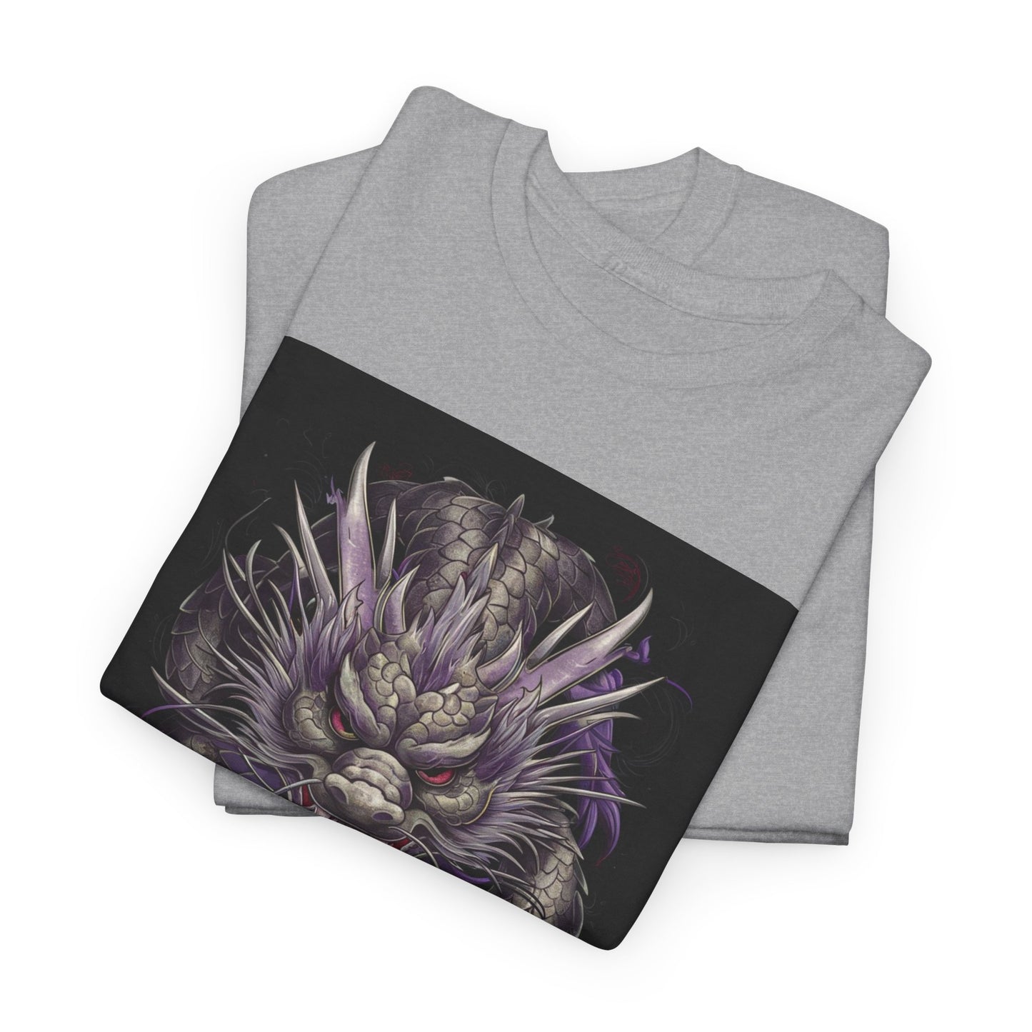 Want to Touch My Dragon? - Red - Unisex Heavy Cotton Tee