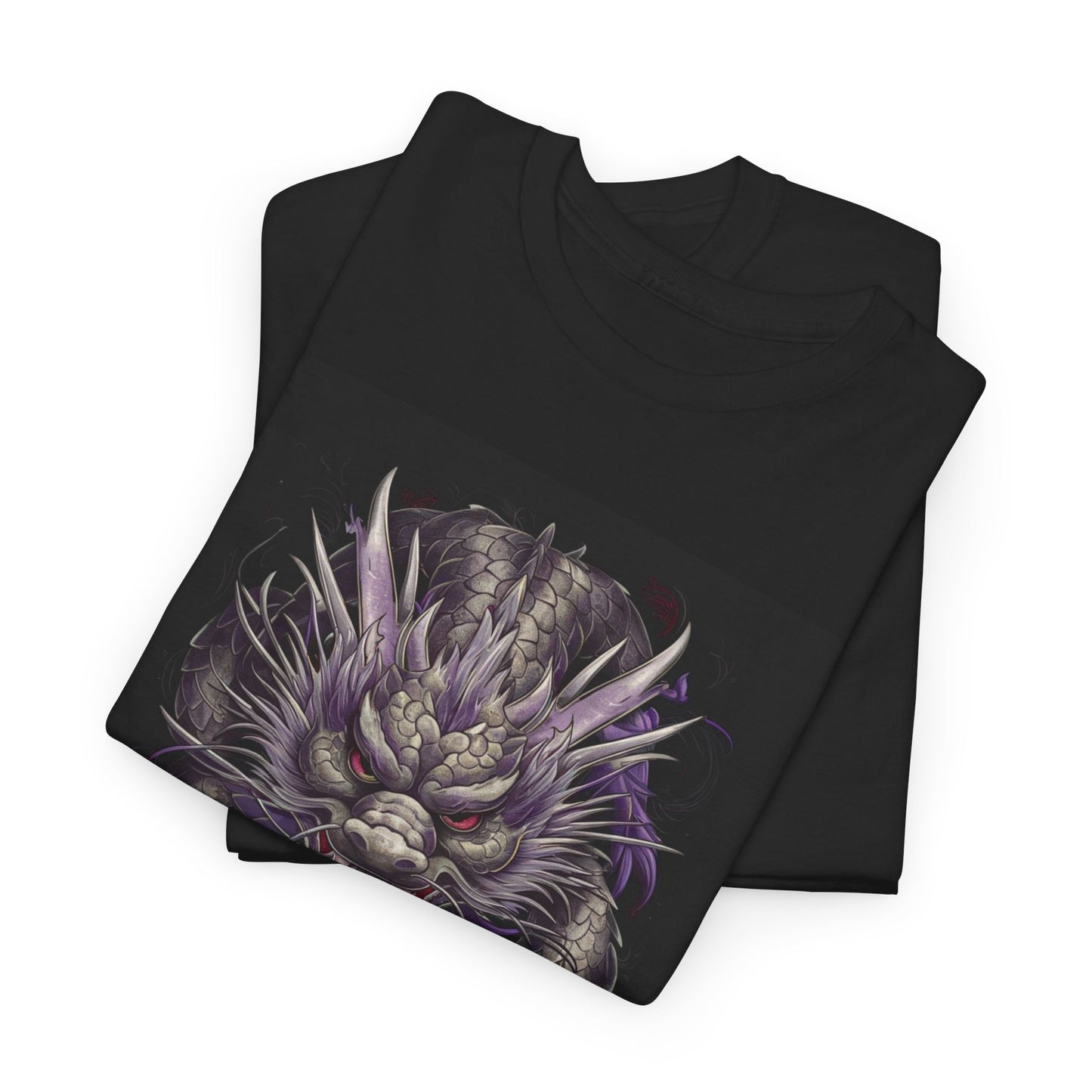 Want to Touch My Dragon? - Red - Unisex Heavy Cotton Tee