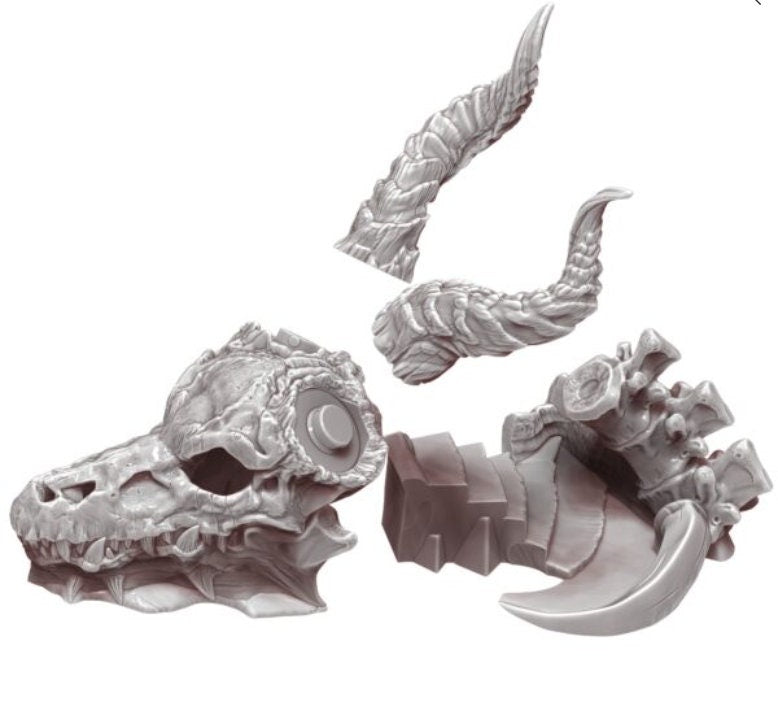 Dragon Skull Dice Tower, Dungeons & Dragons, RPG Fantasy, RPG, DND Accessories, Tabletop Fantasy, Dice Accessories, Display Piece