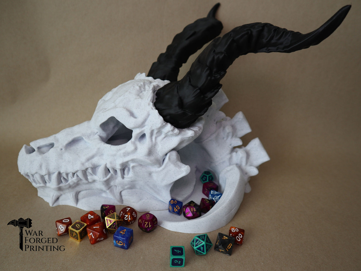 Dragon Skull Dice Tower, Dungeons & Dragons, RPG Fantasy, RPG, DND Accessories, Tabletop Fantasy, Dice Accessories, Display Piece