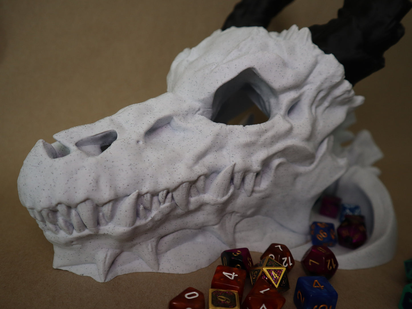 Dragon Skull Dice Tower, Dungeons & Dragons, RPG Fantasy, RPG, DND Accessories, Tabletop Fantasy, Dice Accessories, Display Piece