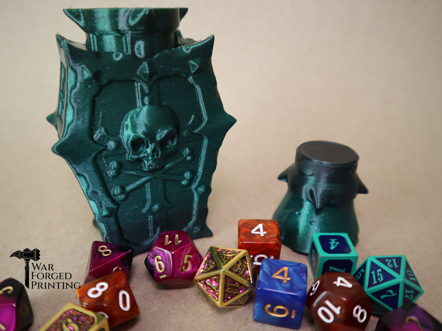 Potion of Poison Dice Container, D&D Accessory, Dice Goblin Approved! Large or Small, Apothecary Vial, Great for Rogues or gift a DnD player