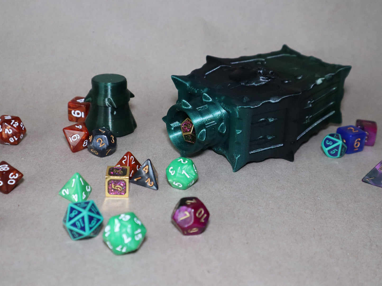 Potion of Poison Dice Container, D&D Accessory, Dice Goblin Approved! Large or Small, Apothecary Vial, Great for Rogues or gift a DnD player