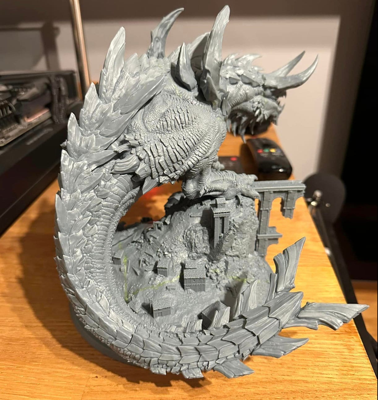 Legendary Tarrasque Monster | Dungeons and Dragons Miniature from Lord of the Print | Fantasy Model for Pathfinder or any Table Top Game