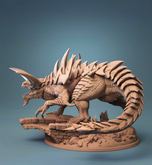 Legendary Tarrasque Monster | Dungeons and Dragons Miniature from Lord of the Print | Fantasy Model for Pathfinder or any Table Top Game